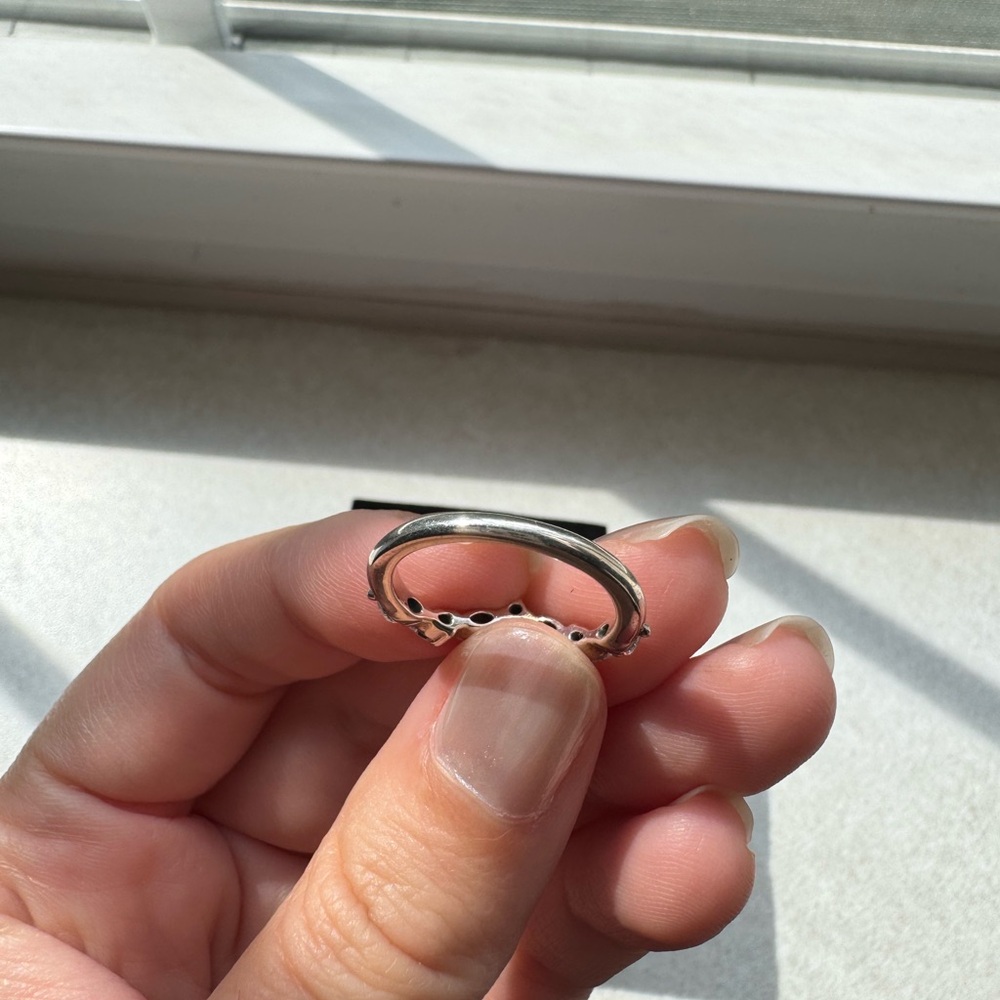 Pandora Princess Sparkle Wishbone Ring - Picture 6 of 7